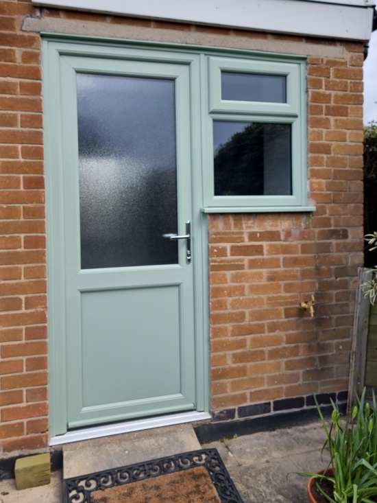 Chartwell Green PVCu Door